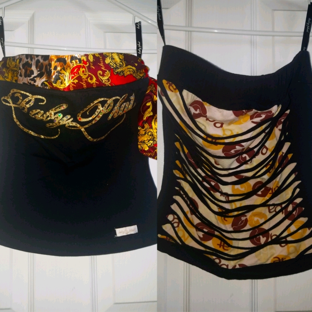 2 Baby Phat tubetops
